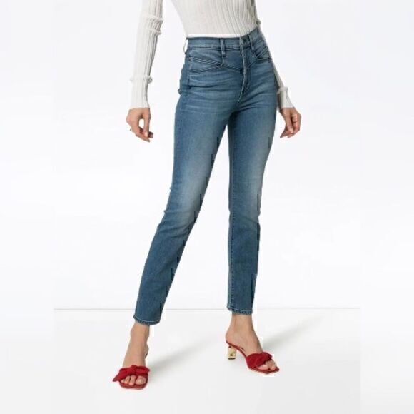 3x1 Womens Charter High Rise Straight Skinny Ankle Jeans - Picture 1 of 12